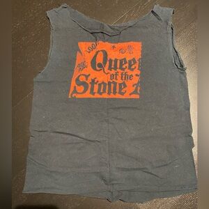 Graphic Black Tank Top